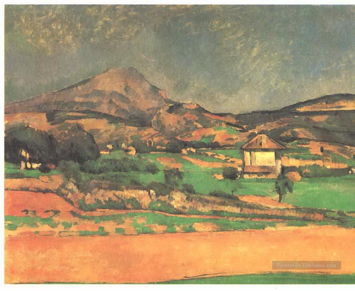 Plaine de Mont Sainte Victoire Paul Cézanne Peintures à l'huile